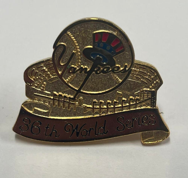 1999 NY Yankees 36th World Series Press Pin.  Image 2