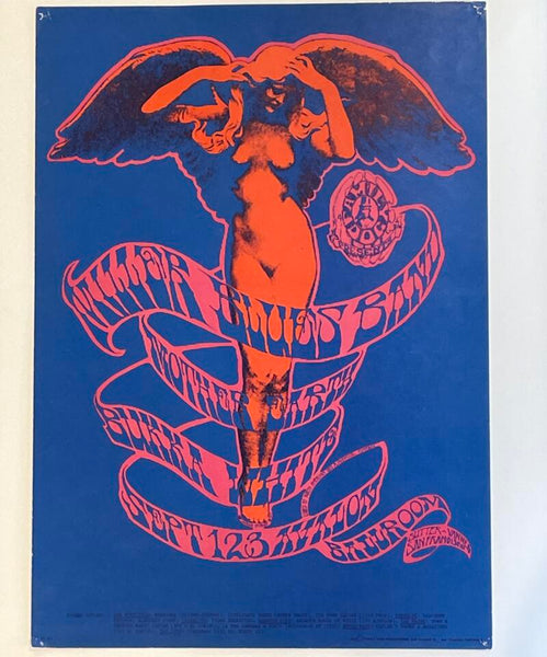 Miller Blues 1967 Avalon Ballroom Family Dog Concert Poster 14x20  Image 1