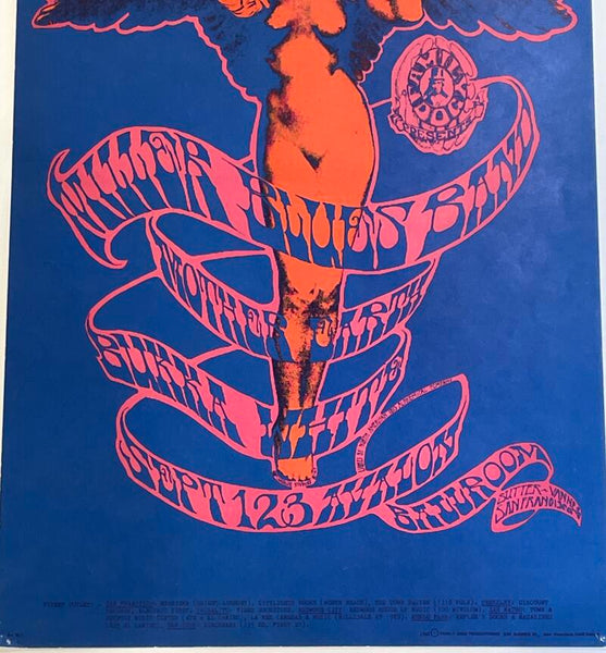 Miller Blues 1967 Avalon Ballroom Family Dog Concert Poster 14x20  Image 3