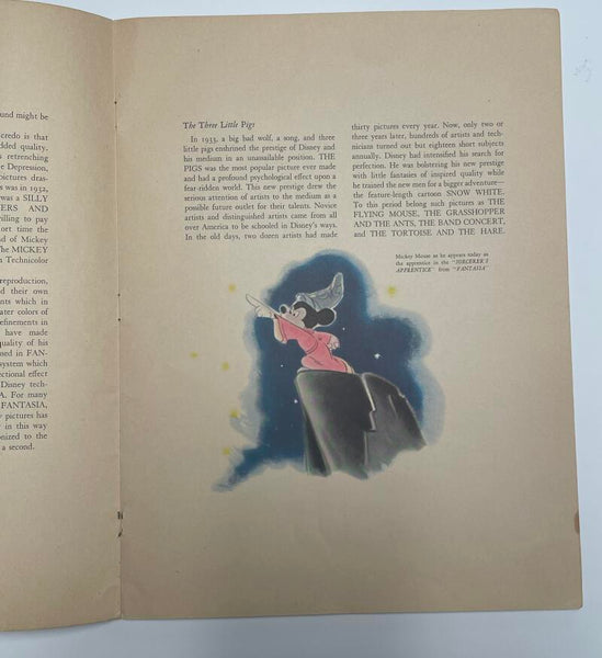 1940 Disney Fantasia Original Program Signed by Gail Papineau and Larry Lansburgh  Image 4