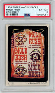 1974 Topps Wacky Packs Mold Rush 6th Series. PSA 6 Image 1