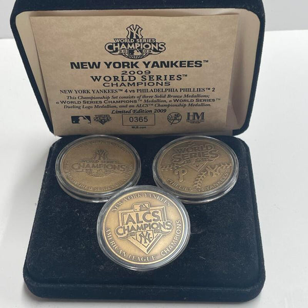 New York Yankees 2009 World Series Champions Coin Set LE 365/2009  Image 1