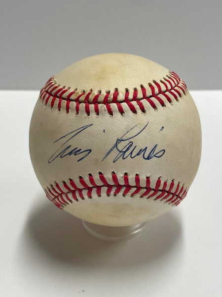 Tim Raines 1985 Vintage Signed Baseball. Auto JSA  Image 1