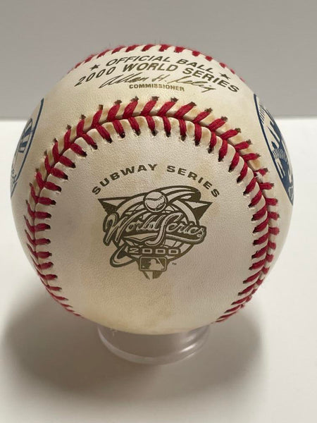 John Franco Signed 2000 WS Subway Series Gameball. Auto JSA  Image 3