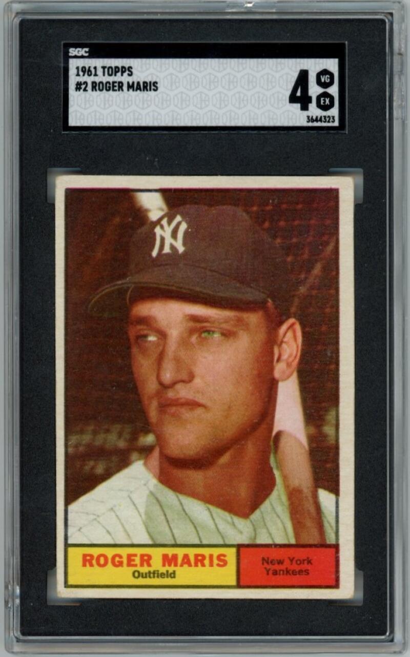 1961 Topps Roger Maris #1. SGC 4 Image 1