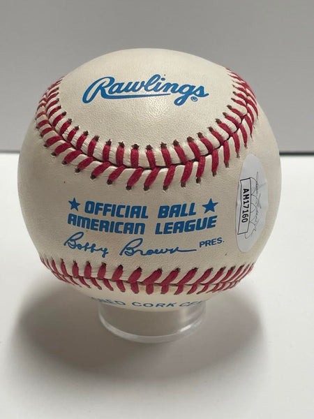 Bob Feller Signed 1990s Official AL Baseball. Auto JSA  Image 2