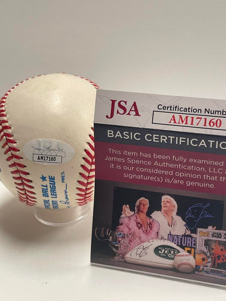 Bob Feller Signed 1990s Official AL Baseball. Auto JSA  Image 3