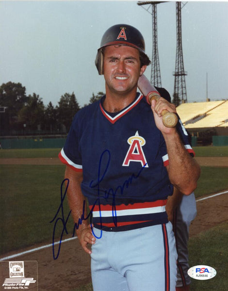 Fred Lynn Signed 8x10 Photograph. Auto PSA  Image 1