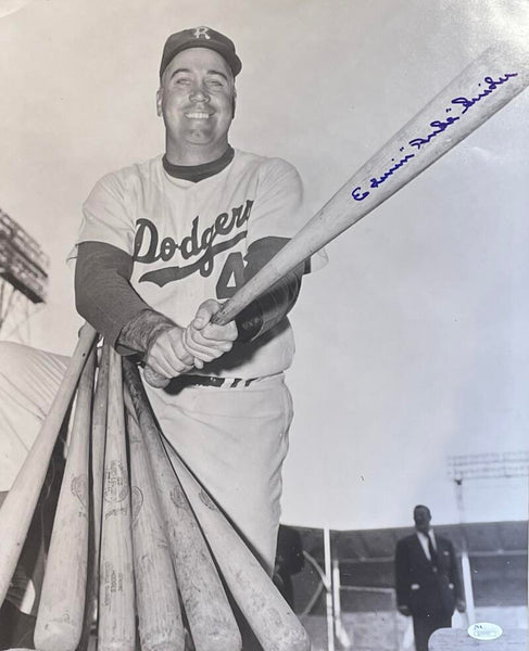 Edwin Duke Snider Signed Full Name 16x20 Photo. Auto JSA Sticker Only Image 1