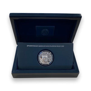 2017 Proof One Ounce 1 Oz Platinum Eagle, with Original Case and COA Image 1