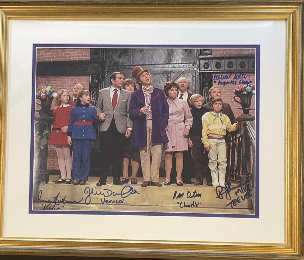 Willie Wonka Kids Signed 11x14 Photograph. Auto JSA Image 1