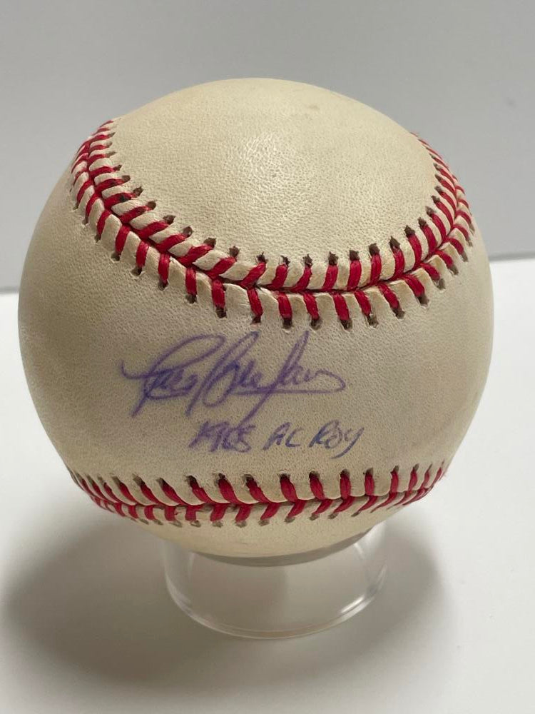 Curt Blefary Signed+Inscribed Baseball. Auto JSA+Steiner  Image 1