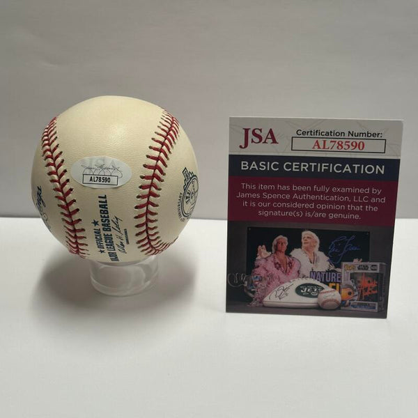 Tom Gordon Single Signed Baseball. Auto JSA Image 5