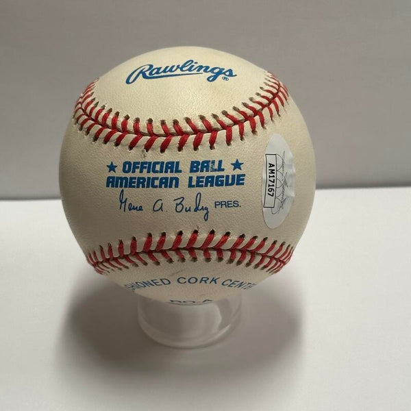 Mel Stottlemyre Single Signed Baseball. Auto JSA Image 2