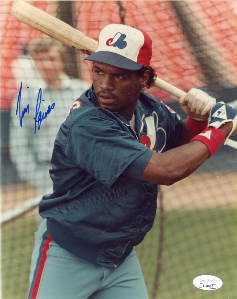 Tim Raines Signed 8x10 Photo. Auto JSA AL78622 Image 1