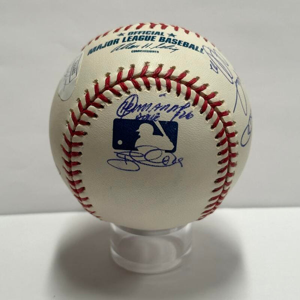 2004 Yankees Multiple Signed Baseball. Auto JSA Image 5