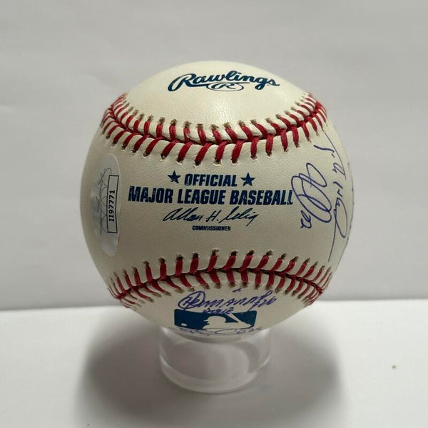 2004 Yankees Multiple Signed Baseball. Auto JSA Image 6