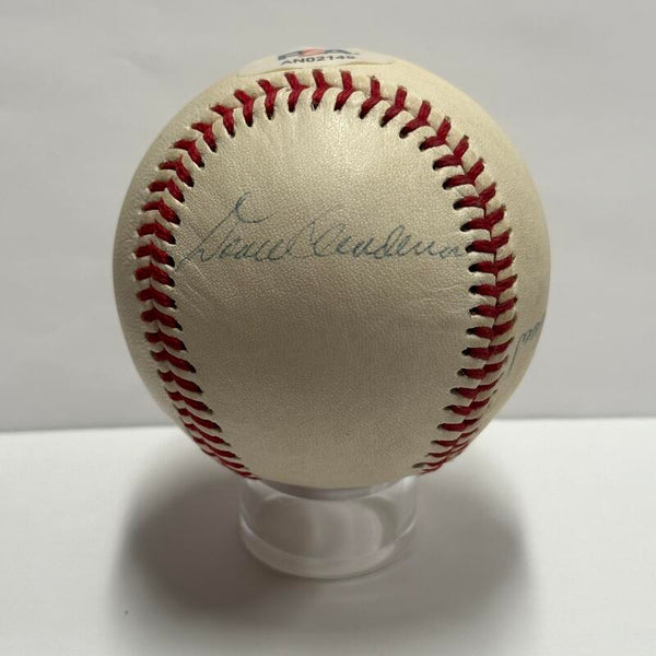 1969 Mets Clendenon, McAndrew, Kranepool, Charles Multi Signed Baseball. Auto PSA Image 3