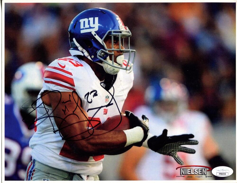 Rashad Jennings Signed 8x10 Photo. Auto JSA Image 1