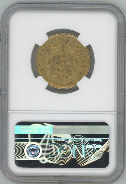 1812 M Italy 40 Lire. Kingdom of Napoleon. NGC XF40 Image 2