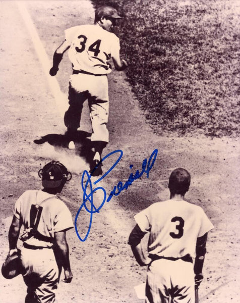 Jim Piersall Signed 8x10 Photograph. Auto JSA  Image 1