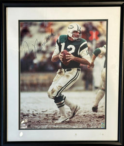 Joe Namath Framed Signed 16x20 Photo, New York Jets. Auto Steiner Image 1