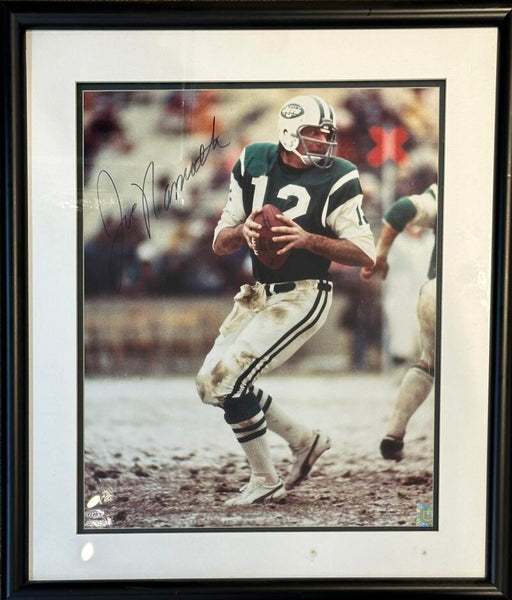 Joe Namath Framed Signed 16x20 Photo, New York Jets. Auto Steiner Image 1