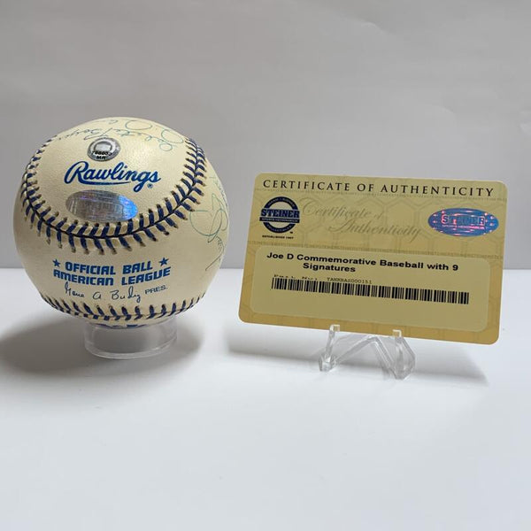 Joe DiMaggio Day 1999 NY Yankees Greats Multi-Signed Baseball. Auto Steiner Image 5