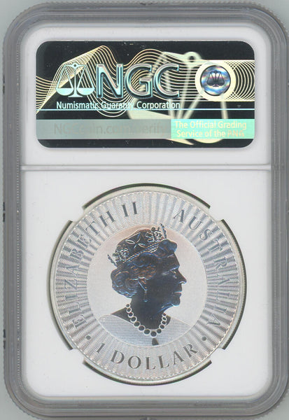 2019 P Australia Kangaroo. First Day of Issue. Ed Harbuz Signed. NGC MS70 Image 2