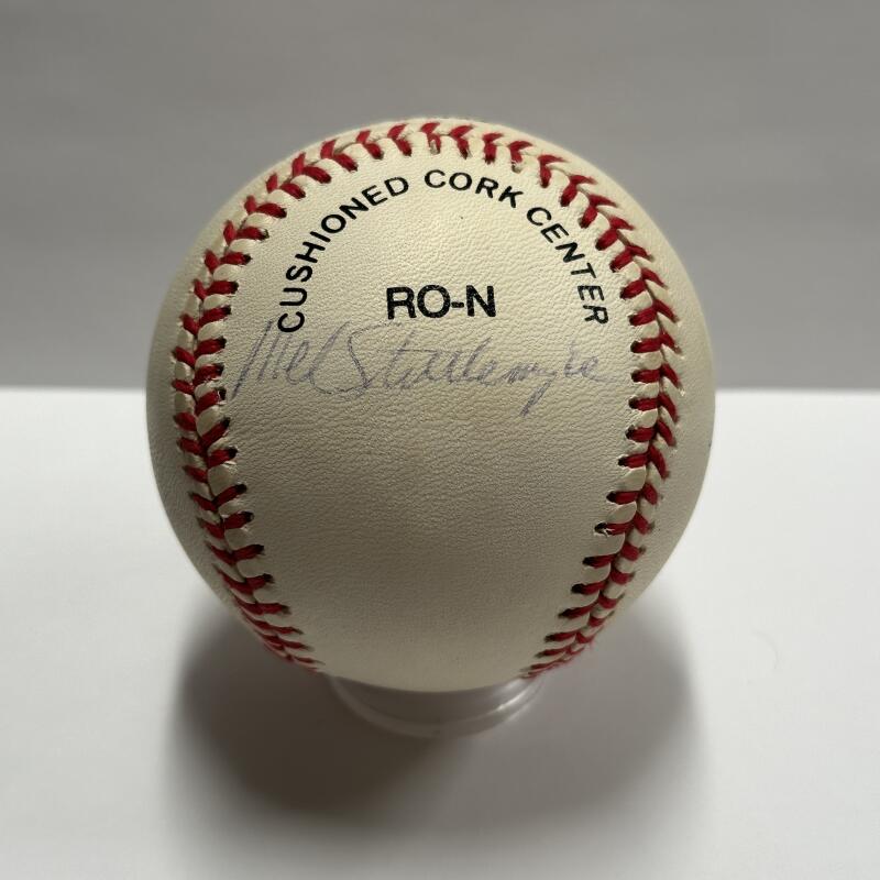 Mel Stottlemyre and Howard Johnson Multi Signed Baseball. Auto JSA Image 1