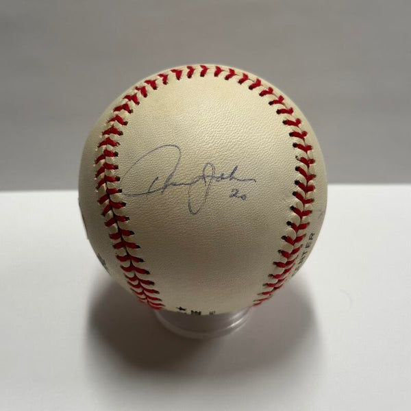 Mel Stottlemyre and Howard Johnson Multi Signed Baseball. Auto JSA Image 2