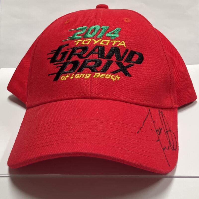 Dario Franchitti Signed Long Beach Grand Prix Cap 2014. Auto JSA Image 1