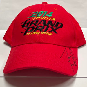 Dario Franchitti Signed Long Beach Grand Prix Cap 2014. Auto JSA Image 1