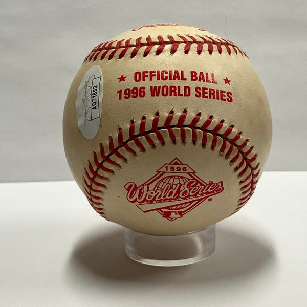 Joe Torre Single Signed 1996 World Series Baseball. Auto JSA Image 2