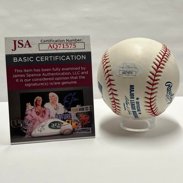 Tom "Flash" Gordon Single Signed Baseball. Auto JSA Image 3