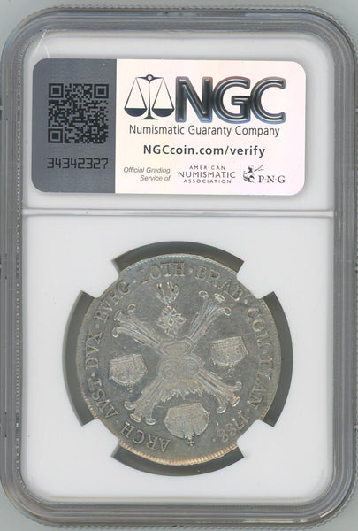 1788 A Austria 1/2 Taler. NGC XF45 Image 2