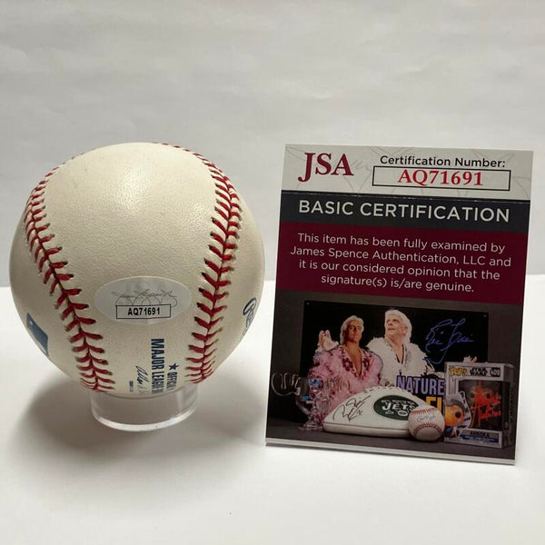 Robinson Cano Single Signed Gem Mint Baseball. Auto JSA Image 3