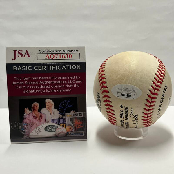 Vince Coleman Single Signed Baseball. Auto JSA Image 5