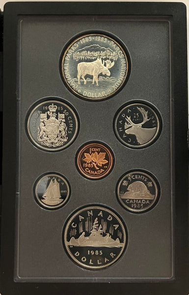 1985 Canada Proof Set w/ Original Box & Papers. Image 2