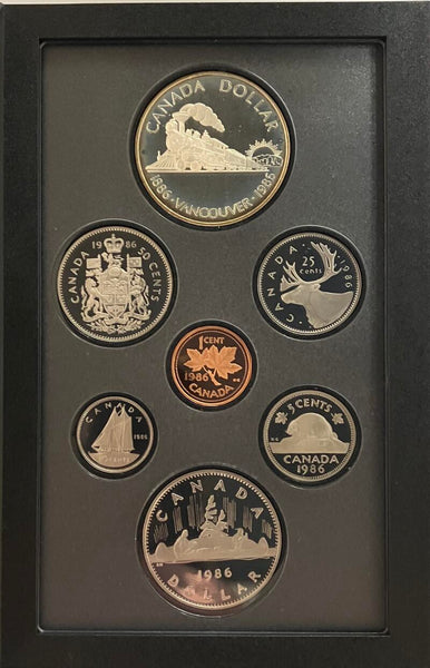 1986 Canada Proof Set. Image 2