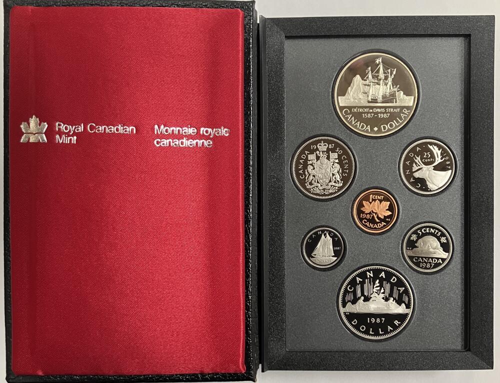 1987 Canada Proof Set. Image 1