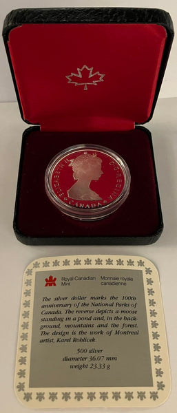 1985 Canada Proof Dollar. Image 1