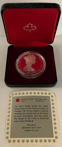 1985 Canada Proof Dollar. Image 1