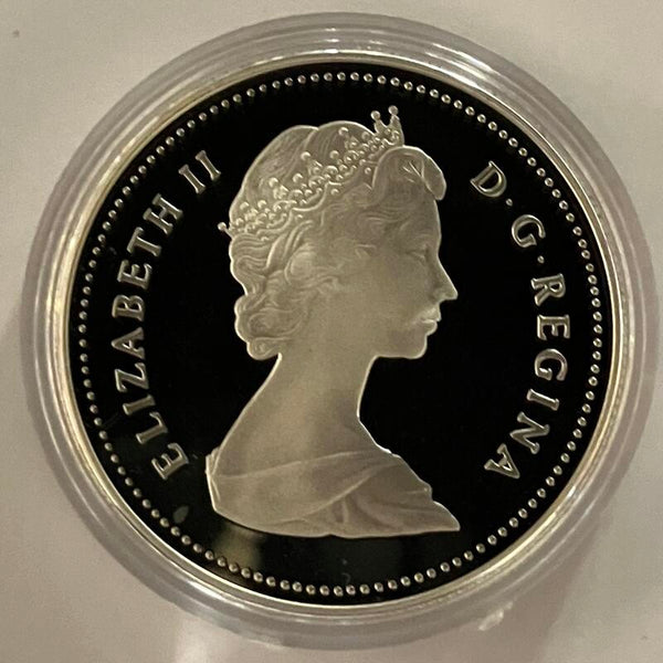 1987 Canada Proof Dollar. Image 3