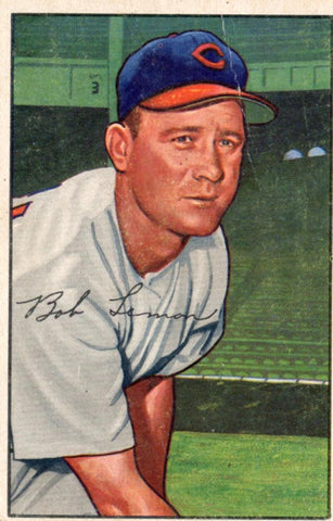 1952 Bowman Bob Lemon No. 23. Image 1