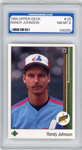 1989 Upper Deck Randy Johnson Rookie #25. PGS 8 Image 1