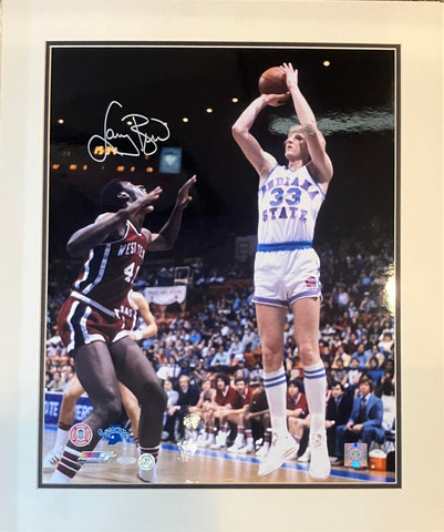 Larry Bird Signed 16x20 Photo Indiana State. Auto Steiner (sticker only) Image 1