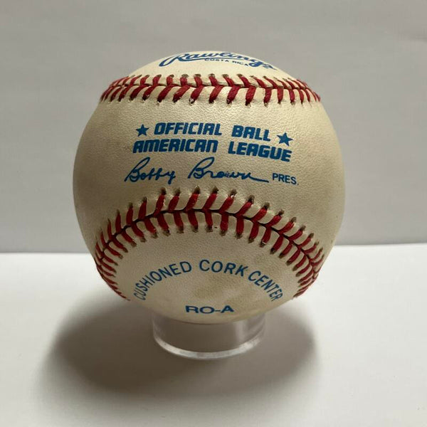 Gene Michael Single Signed Baseball. Auto JSA Image 2