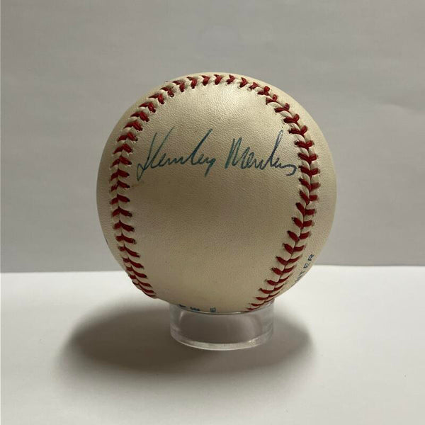 Hensley "Bam Bam" Meulens Single Signed Baseball. Auto JSA Image 1