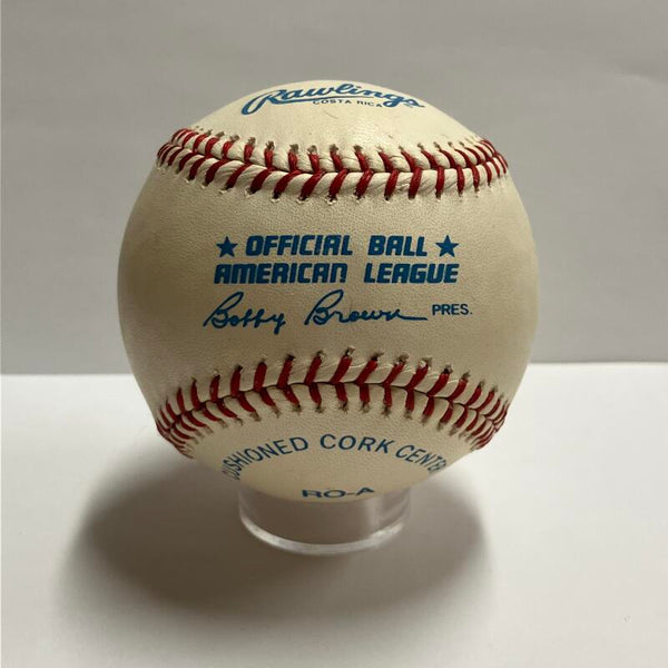 Hensley "Bam Bam" Meulens Single Signed Baseball. Auto JSA Image 2